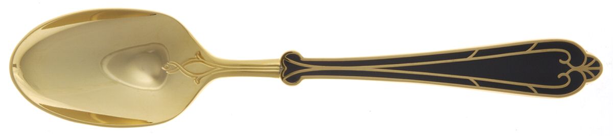 Fortissimo-Cobalt (Gold Electroplate) Teaspoon by Yamazaki-1