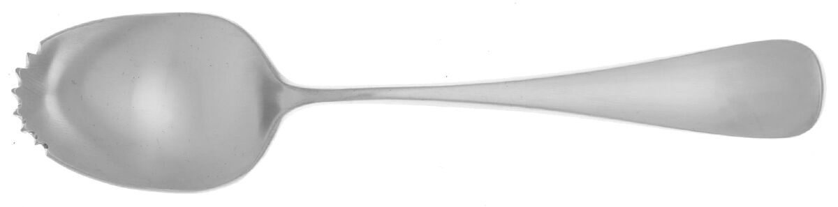 Hafnia (Stainless, Satin Finish) Fruit/Orange Spoon Individual, Serrated Bowl HC by Yamazaki-1