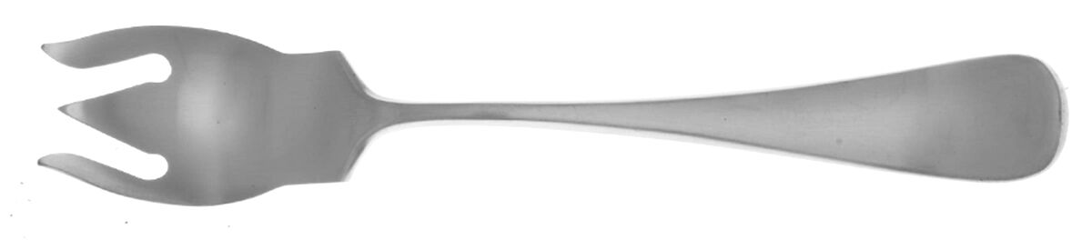 Hafnia (Stainless, Satin Finish) Ice Cream Fork HC by Yamazaki-1