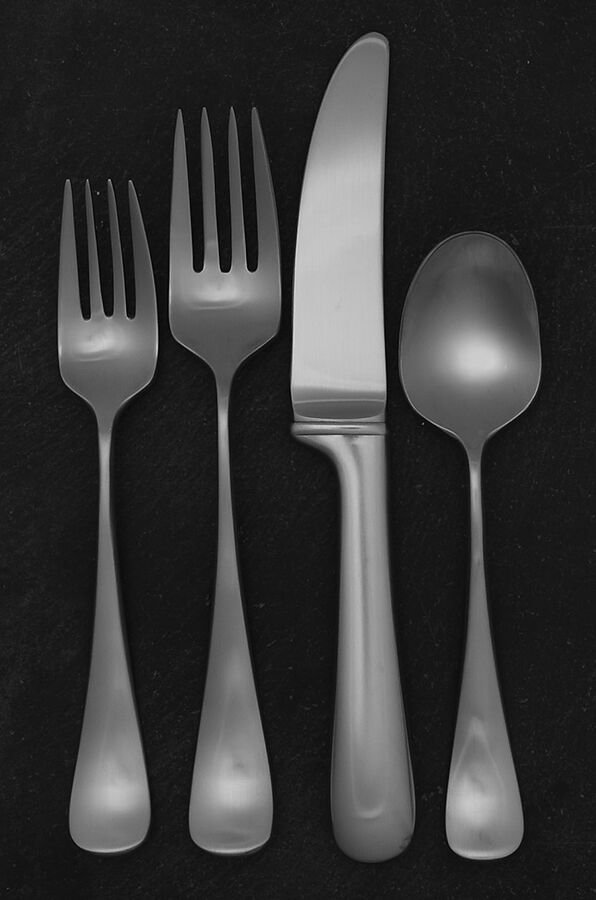 Hafnia (Stainless, Satin Finish) 4 Piece Place Setting by Yamazaki-1