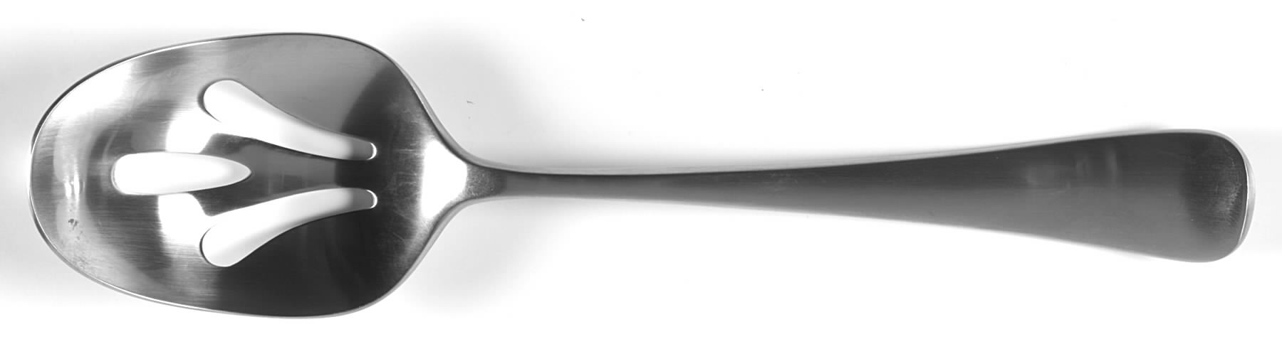 Hafnia (Stainless, Satin Finish) Pierced Tablespoon (Serving Spoon) by Yamazaki-1