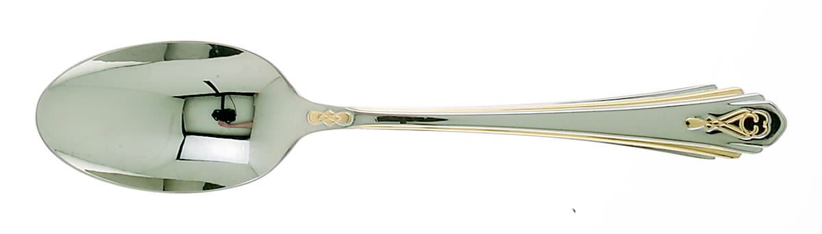 Harlow (Stainless, Gold Accent) Teaspoon by Yamazaki-1