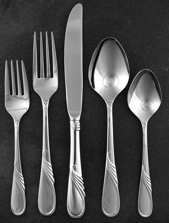 Hilary (Stainless) 5 Piece Place Setting by Yamazaki-1