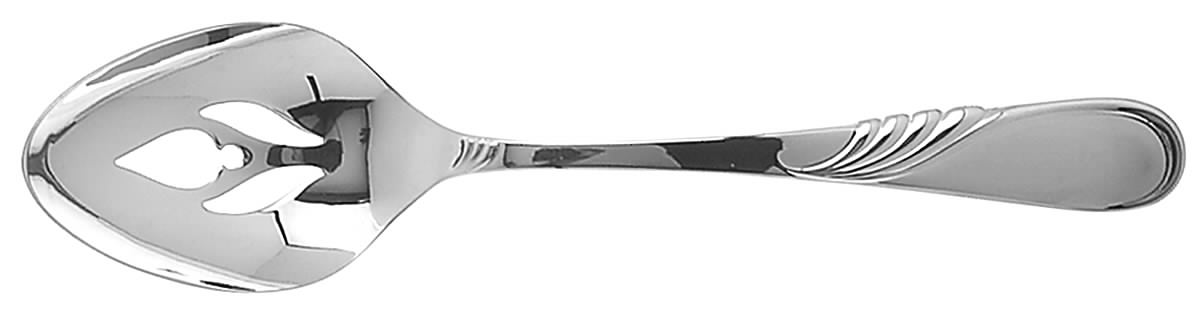 Hilary (Stainless) Pierced Tablespoon (Serving Spoon) by Yamazaki-1