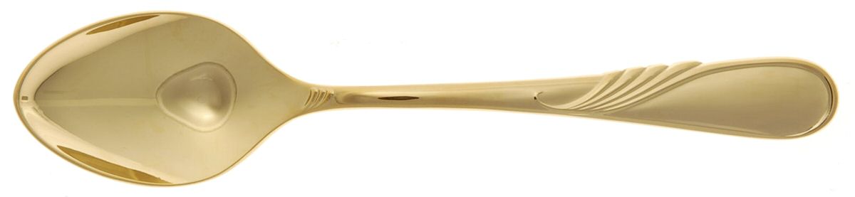 Hilary (Gold Electroplate) Five O'Clock Teaspoon by Yamazaki-1