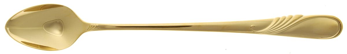 Hilary (Gold Electroplate) Iced Tea Spoon by Yamazaki-1