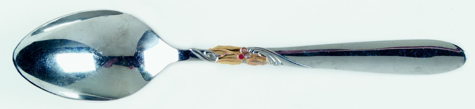 Holiday Bouquet (Stainless) Solid Serving Spoon by Yamazaki-1