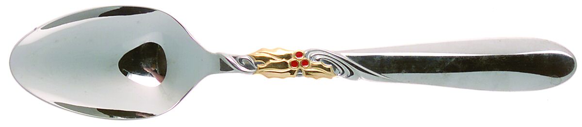 Holiday Bouquet (Stainless) Place/Oval Soup Spoon by Yamazaki-1