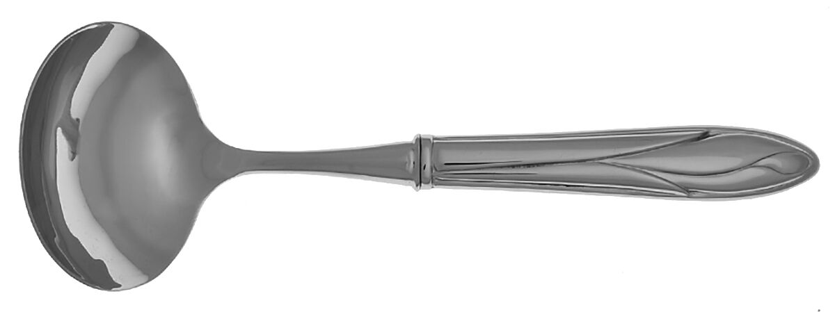 Iris (Stainless, Glossy Finish) Gravy Ladle with No Spout Stainless Bowl HC by Yamazaki-1