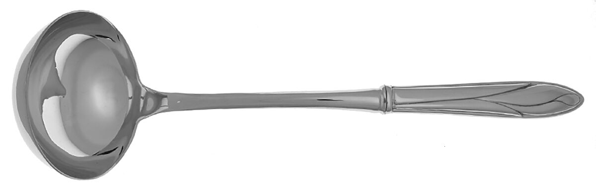 Iris (Stainless, Glossy Finish) Soup Ladle with Stainless Bowl HC by Yamazaki-1