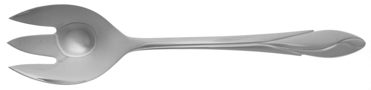 Iris (Stainless, Glossy Finish) Solid Serving Fork by Yamazaki-1