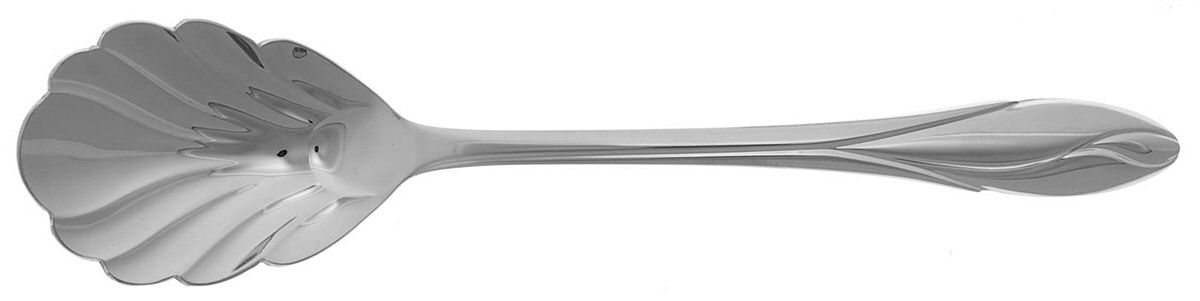 Iris (Stainless, Glossy Finish) Sugar Shell Spoon by Yamazaki-1