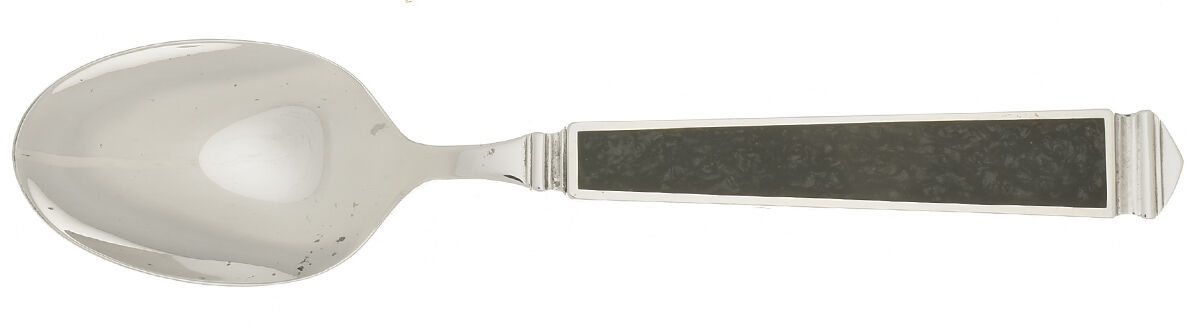 Krystallos-Black (Stainless, Glossy) Teaspoon by Yamazaki-1