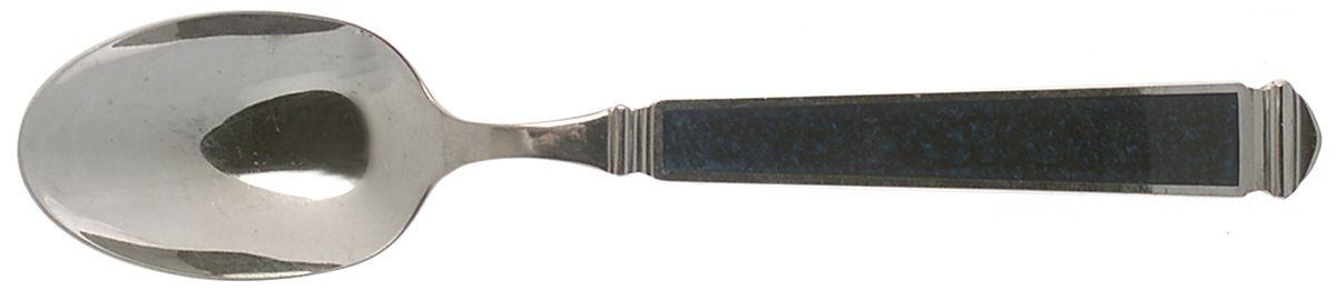 Krystallos-Cobalt Blue (Stainless) Place/Oval Soup Spoon by Yamazaki-1