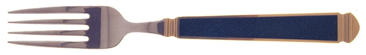 Krystallos-Cobalt Blue (Stainless, Gold Accent) Fork by Yamazaki-1
