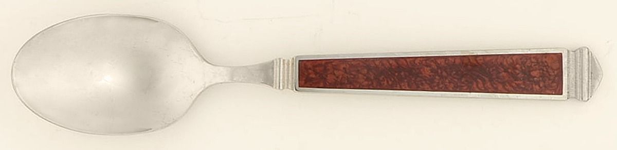 Krystallos-Cinnabar (Stainless) Place/Oval Soup Spoon by Yamazaki-1