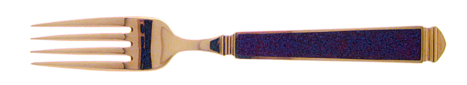 Krystallos-Cinnabar (Gold Electroplate) Individual Salad Fork by Yamazaki-1