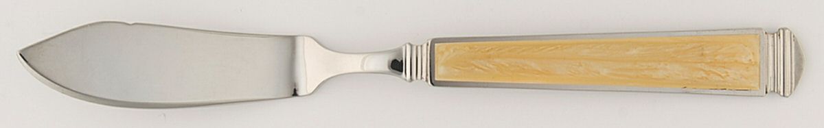 Krystallos-Pearl (Stainless) Flat Handle Master Butter Knife by Yamazaki-1