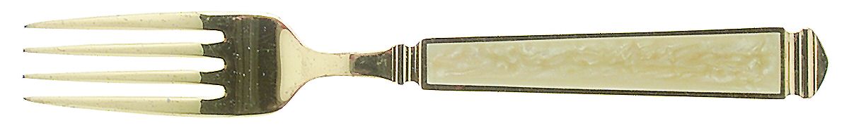 Krystallos-Pearl (Gold Electroplate) Individual Salad Fork by Yamazaki-1
