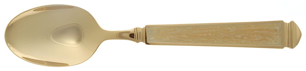 Krystallos-Pearl (Gold Electroplate) Teaspoon by Yamazaki-1