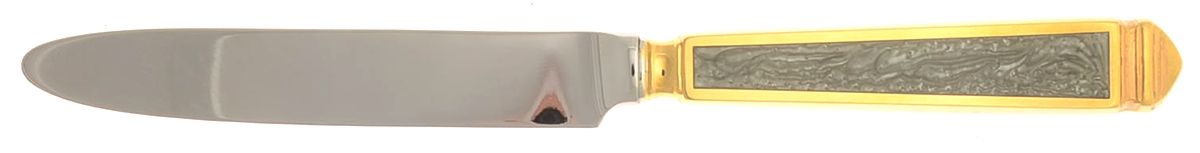 Krystallos-Slate Blue (Gold Electroplate) New French Hollow Knife by Yamazaki-1