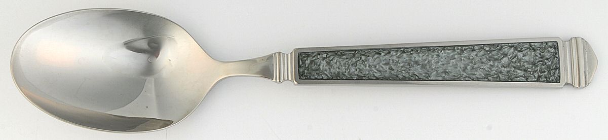 Krystallos-Slate Blue (Stainless) Tablespoon (Serving Spoon) by Yamazaki-1