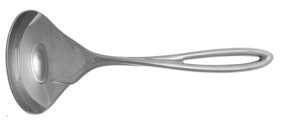 L'Fleur (Stainless, Glossy) Solid Gravy Ladle by Yamazaki-1