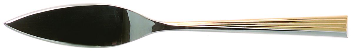Linear-Gold (Stainless, Gold Accent) Flat Handle Master Butter Knife by Yamazaki-1