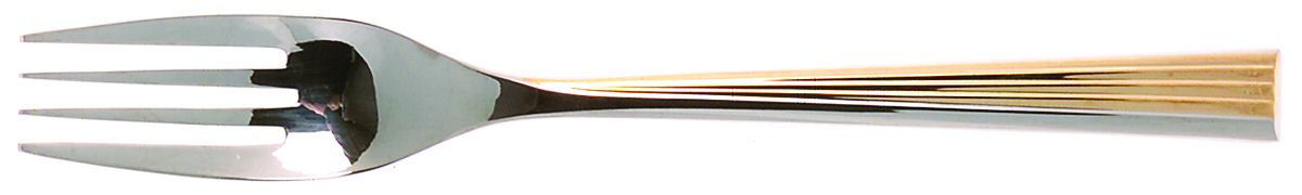 Linear-Gold (Stainless, Gold Accent) Individual Salad Fork by Yamazaki-1