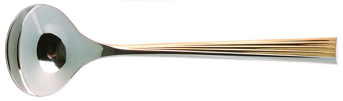 Linear-Gold (Stainless, Gold Accent) Sugar Spoon by Yamazaki-1