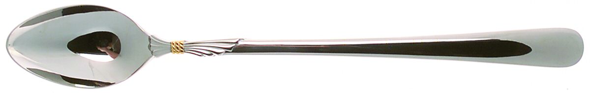 Lindi (Stainless, Gold Knot Accent) Iced Tea Spoon by Yamazaki-1
