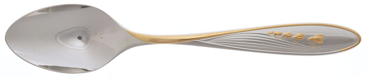 Lily of The Valley-Gold (Stainless, Goldac) Teaspoon by Yamazaki-1