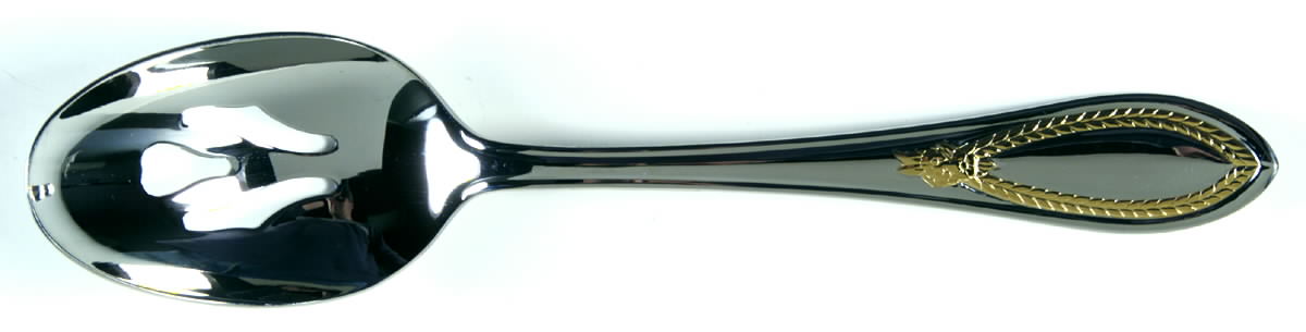 Mayfaire (Stainless) Pierced Tablespoon (Serving Spoon) by Yamazaki-1