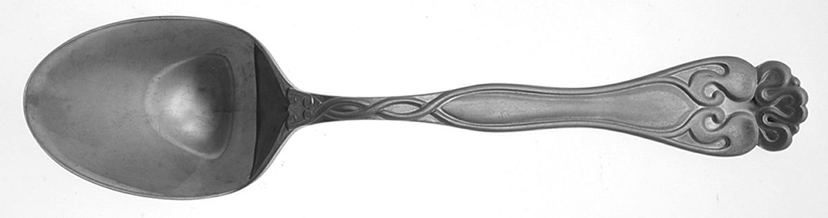 Memories (Stainless) Solid Salad Serving Spoon by Yamazaki-1