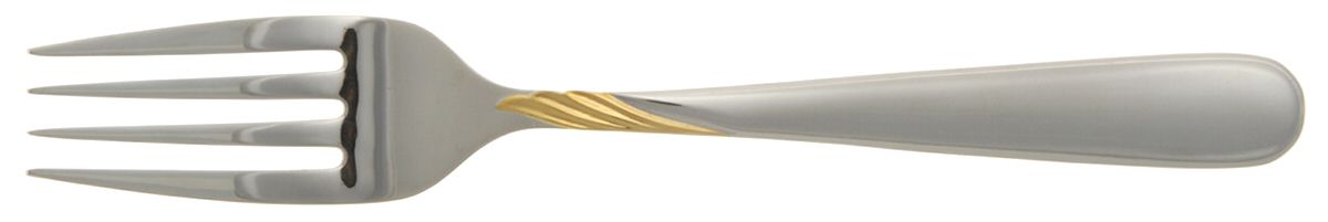 Millennium (Stainless, Gold) Individual Salad Fork by Yamazaki-1
