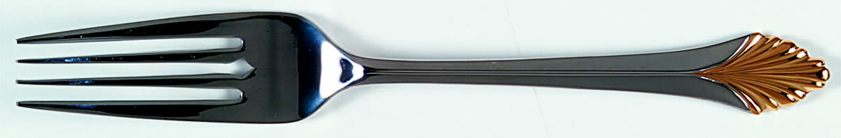 Monique Gold (Stainless-Gold Accent) Individual Salad Fork by Yamazaki-1
