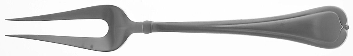 Narcissia (Stainless, Satin Finish) Large Solid Cold Meat Serving Fork by Yamazaki-1