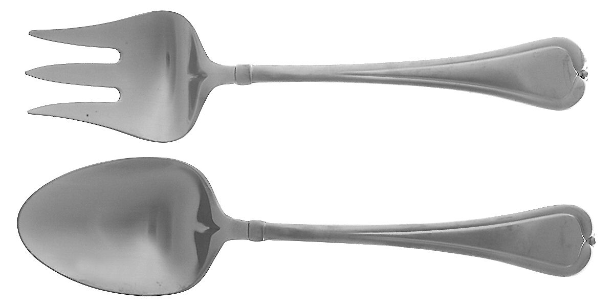 Narcissia (Stainless, Satin Finish) (2 Pc) Solid Salad Set by Yamazaki-1