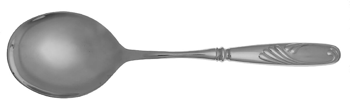 Nicole (Stainless) Casserole Spoon with Smooth Stainless Bowl HC by Yamazaki-1