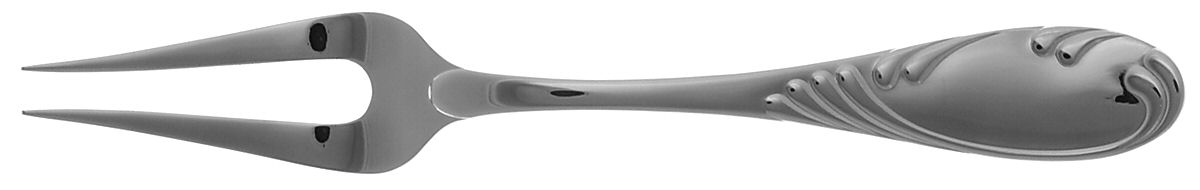 Nicole (Stainless) Medium Solid Cold Meat Serving Fork by Yamazaki-1