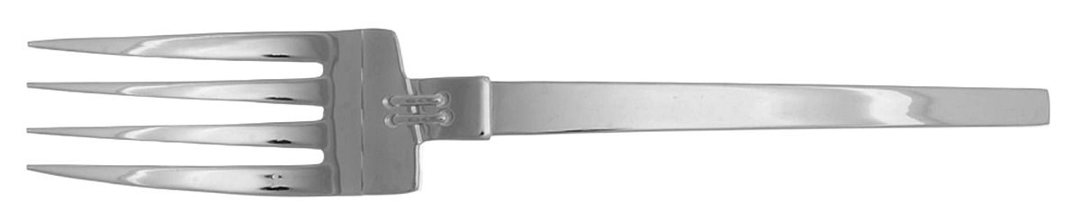 Odyssey (Stainless) Medium Solid Cold Meat Serving Fork by Yamazaki-1