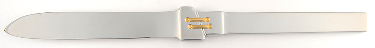 Odyssey-Gold (Stainless, Gold Accent) Modern Solid Knife by Yamazaki-1