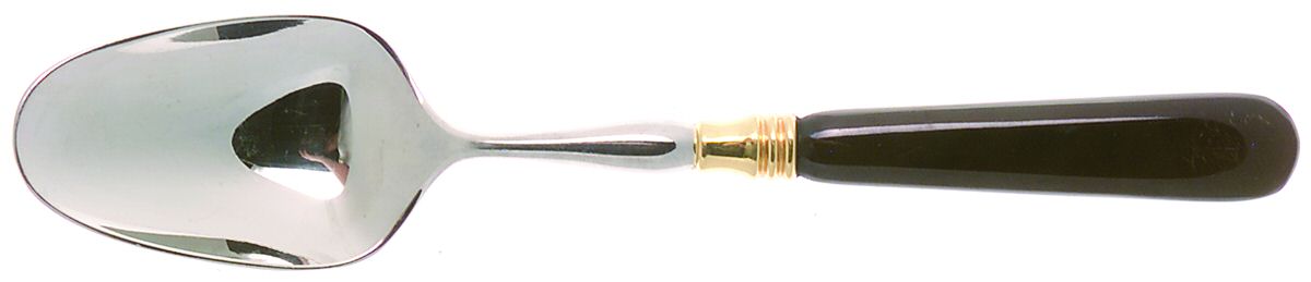 Old Denmark-Black (Stainless, Gold Accent) Teaspoon by Yamazaki-1