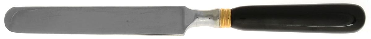 Old Denmark-Black (Stainless, Gold Accent) Hollow Handle Master Butter Knife by Yamazaki-1