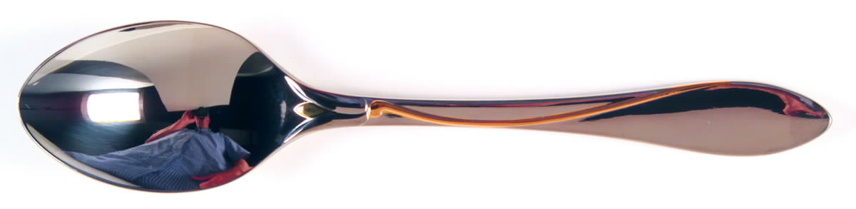 Raceme (Stainless, Gold Accent) Place/Oval Soup Spoon by Yamazaki-1