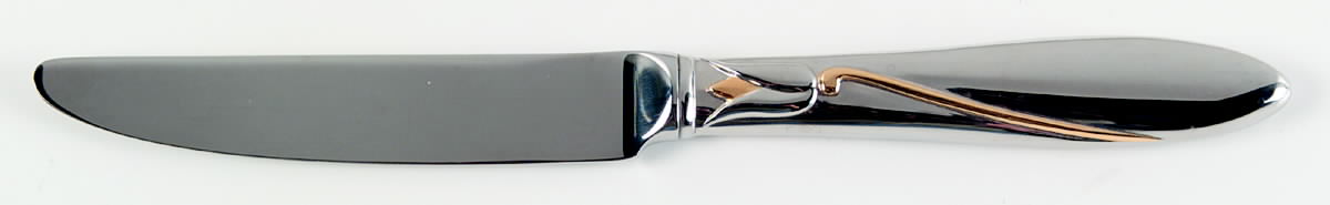 Raceme (Stainless, Gold Accent) New French Hollow Knife by Yamazaki-1