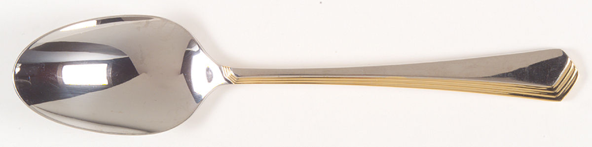 Ramona Gold (Stainless) Tablespoon (Serving Spoon) by Yamazaki-1
