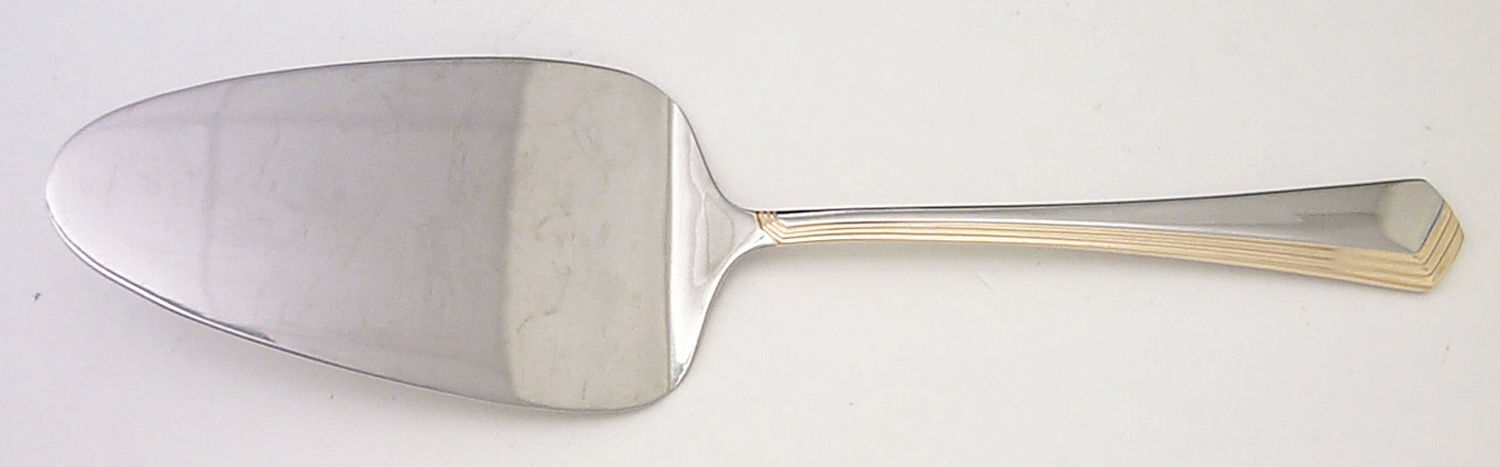 Ramona Gold (Stainless) Solid Pastry Server by Yamazaki-1