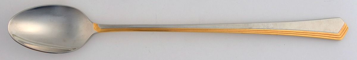 Ramona Gold (Stainless) Iced Tea Spoon by Yamazaki-1