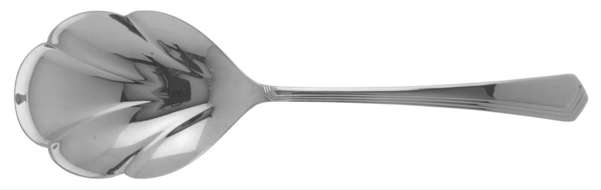 Ramona (Stainless) Solid Serving Spoon by Yamazaki-1